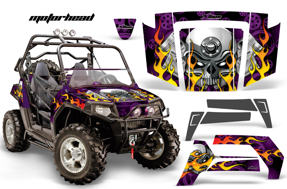 Polaris RZR 800 PURPLE Motorhead-Polaris RZR MOTOR HEAD